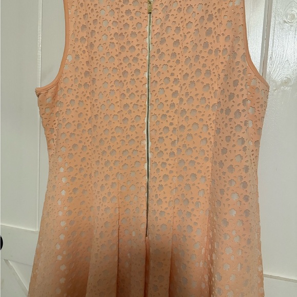 Calvin Klein Peach Sleeveless Midi Dress - Picture 8 of 10